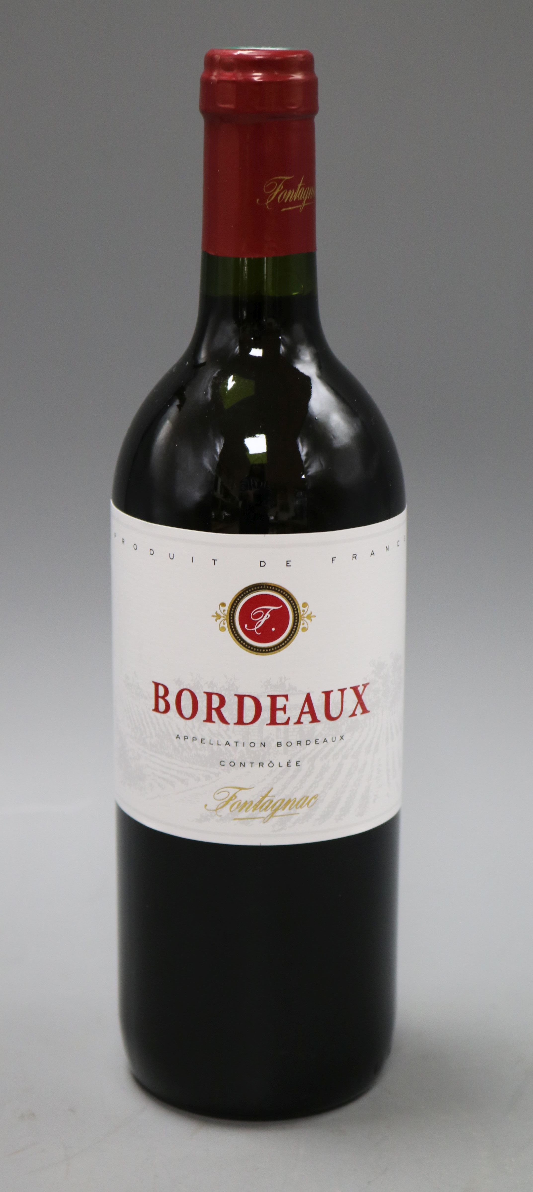 Six bottles of Bordeaux Fontagnac wine