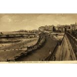 An album of Edwardian and later postcards, views of Brighton and Hove