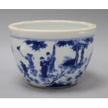 A Chinese blue and white bowl diameter 21.5cm