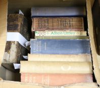 A small collection of books, including The Rhinegold & The Valkyrie illustrated by Arthur Rackham,