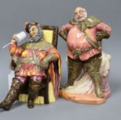 Two Doulton figures ' The Foaming Quart' and 'Falstaff'