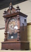 A late 19th century Black Forest cuckoo clock height 62cm