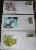 Two large albums of covers and albums of first day covers