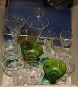 A quantity of airtwist and mixed glasses