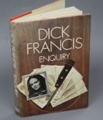 Francis, Dick - Enquiry, 1st edition, with d.j., Michael Joseph, London 1969