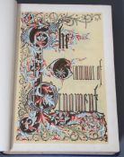 Jones, Owen - The Grammar of Ornament, chromo title page, 112 plates, gilt edged pages, rebound,