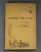 Milne, A.A. - Winnie The Pooh, 4th edition, 8vo, cloth with dj, London 1927