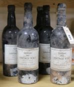 Six bottles of Grahams 1960 vintage port, selected and bottled by Grants of St James