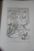 Beerbohm, Max - Cartoons 'The Second Childhood of John Bull', 15 colour plates, folio, rebound,