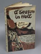 Rimbaud, Arthur - A Season in Hell, translated by Norman Cameron, illustrated by Keith Vaughan, 8vo,
