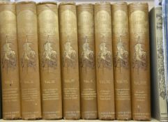 The Henry Irving Shakespeare, Blackie & Son, gilt pictorial cloth, 8 vols and Pogany (illus),