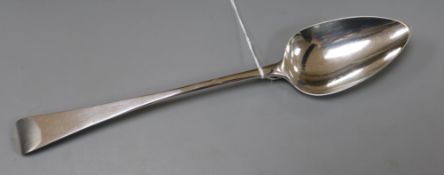 A George III silver Old English pattern basting spoon, London, 1800, 29cm.