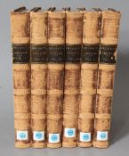 Knight, Charles (ed) - London, 6 vols, tooled leather spine (poor quality), Charles Knight & Co,