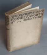 Furst, Herbert, Ernest, Augustus - The Decorative Art of Frank Brangwyn, 4to, cloth, with 33