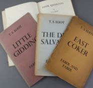 Eliot, T.S. - Four Quartets (East Coker, Burnt Norton, The Dry Salvages and Little Gidding), 1st