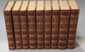 Symonds, John Addlington - Renaissance in Italy, 7 vols, 8vo, half calf, London 1914-1920, and