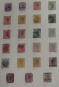 STAMPS - Sierra Leone; QV, EVII, GV, various sets, mounted on 5 album leaves, in folder and Great
