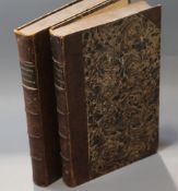 Abercromby, Patrick - The Martial Achievements of the Scots Nation, 2 vols, folio, rebound, half
