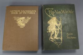 Irving, Washington - Rip Van Winkle, illustrated by Arthur Rackham, quarto, cloth, with 50 tipped in