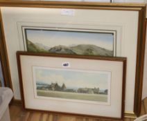 Alan Ingham, watercolour, Lake District scene, 26 x 36cm, a Pattie Townsend landscape and an H.