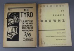 Lewis, Wyndham (editor) - The Tyro (No.2), quarto, paper wrappers, The Egoist Press, London [1922]
