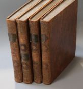 Mayo, Charles - A Compendious View of Universal History, 4 vols, 4to, calf, joints cracked,