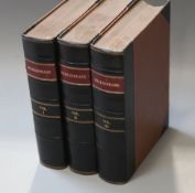 Shakespeare, William - The Plays of Shakespeare, edited by Howard Staunton, 3 vols, 8vo, rebound