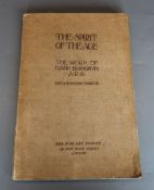 Sparrow, Walter Shaw - The Spirit of the Age: The Work of Frank Brangwyn, folio, linen back wrapper,
