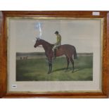 Messrs Fores, colour aquatint, Fores's Celebrated Winners, Ormonde', 50 x 65cm, maple framed