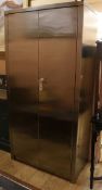 A 1960's cabinet, stripped, polished and lacquered W.91cm