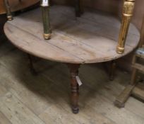 A French kitchen table W.132cm