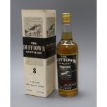 A bottle of The Dufftown Glenlivet Malt Scotch whisky