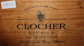 Twelve bottles of Sieur D'Arques Clocher Limoux Barrel Aged Chardonnay OWC, 1996