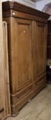 A French oak armoire W.166cm