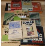 Eleven vintage jigsaws, Lumar and Waddington