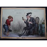 A group 18th and 19th century William Heath cartoons and prints
