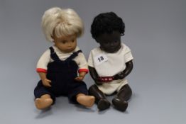 Two vintage baby Sasha dolls