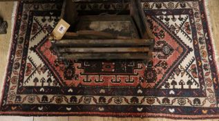 An Indian rug 125 x 78cm
