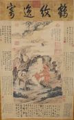 Two Chinese scroll pictures