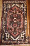 An Indian rug 125 x 78cm