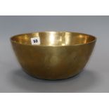 A Tibetan bronze bowl diameter 24.5cm