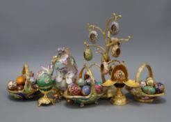 House of Faberge musical and other eggs