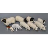 A quantity of Beswick animals