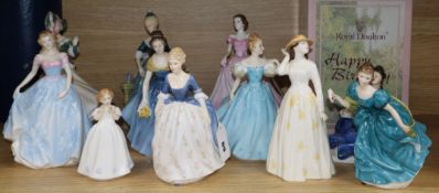 Twelve various Royal Doulton figures