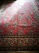 A Tabriz carpet 400 x 293cm