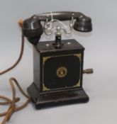 Erikson Telephones Ltd: An early 20th century French wind up telephone