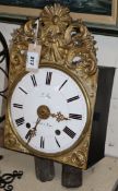 A French Comtoise wall clock