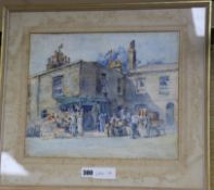 Louisa Emily Thomson (1883-1962), watercolour, Hardware Shop, Chelsea, signed, 29 x 34cm.