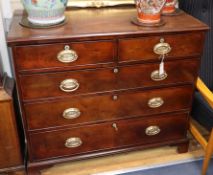 A George II chest of drawers W.103cm