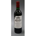 Four bottles, Grand Vin de Leoville "Las Cases" - St Julien, 1978